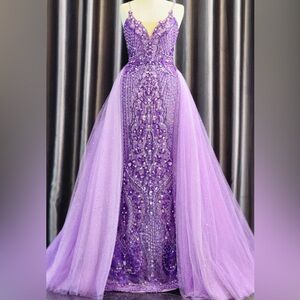 GL GarlateDesign Custom Gown with Detachable Skirt